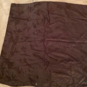 NEW Scandia Down Black European Square Pillow Sham